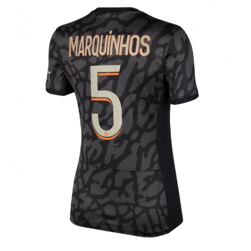 Dres Paris Saint-Germain Marquinhos #5 Rezervni za Žensko 2023-24 Kratak Rukav